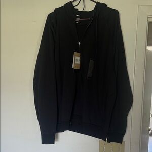 Nike Men's Black Zip-Up Sweater